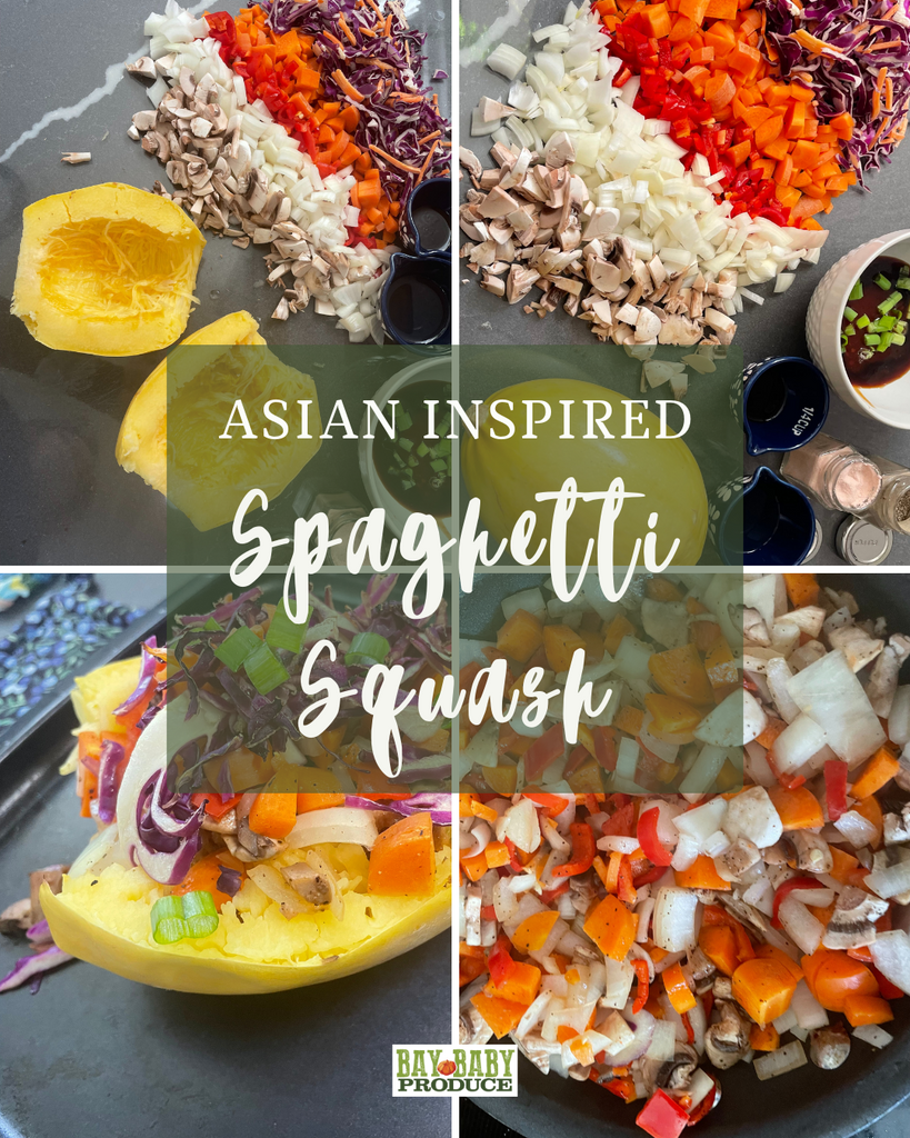 Asian Inspired Spaghetti Squash Noodle Stir Fry