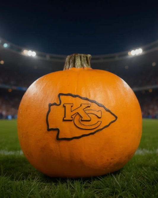 Game Day Spirit: Kansas City Chiefs  Pumpkin Designs to Show Your Team Pride