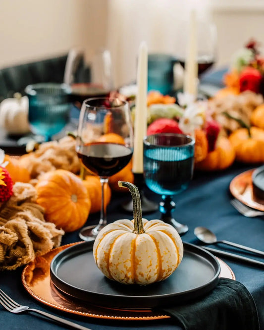 How to Create a Rustic Winter Tablescape With Pumpkins
