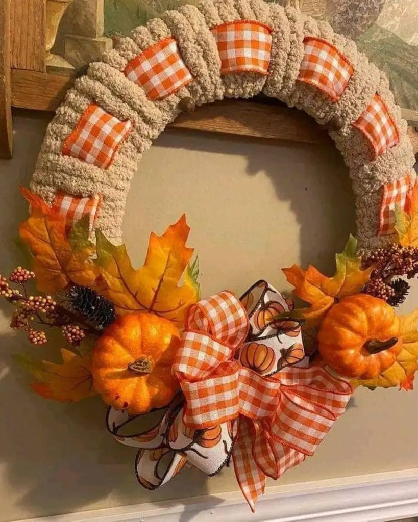 How to Make a Stunning Pumpkin Stem Wreath for Your Front Door