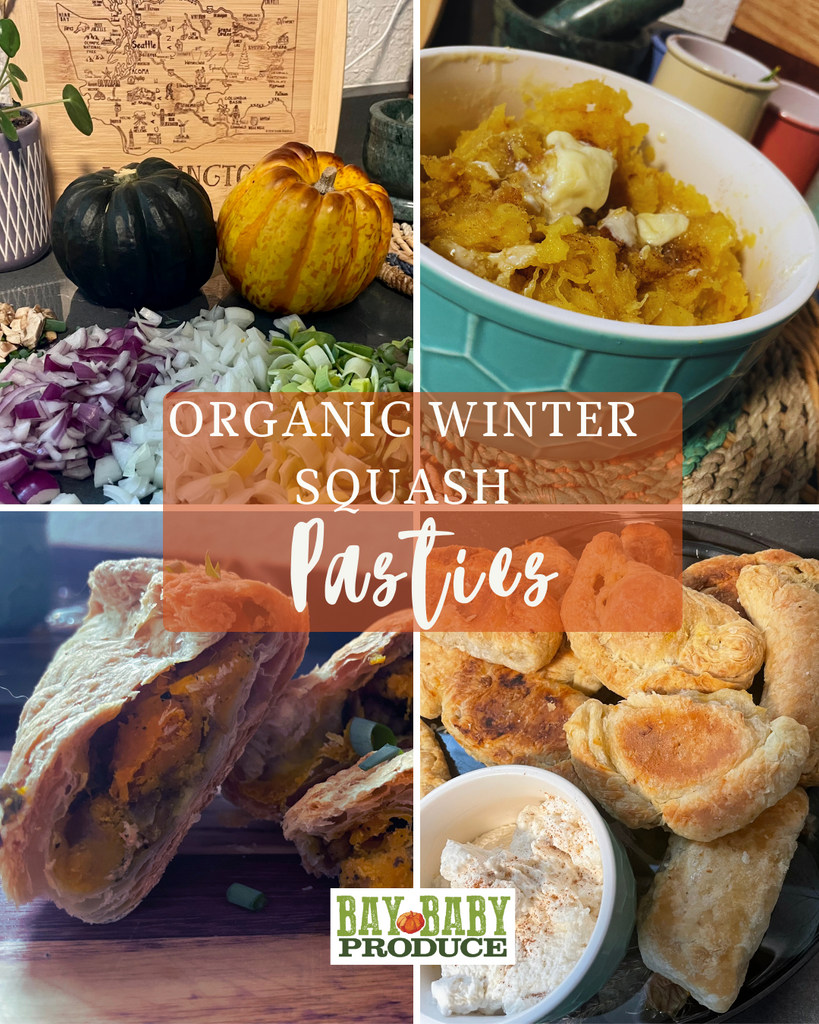 Winter Squash Pasties: One Savory, One Sweet!
