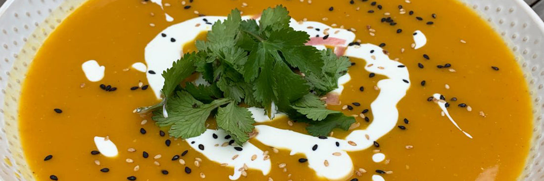 Roasted Kabocha Curry Soup