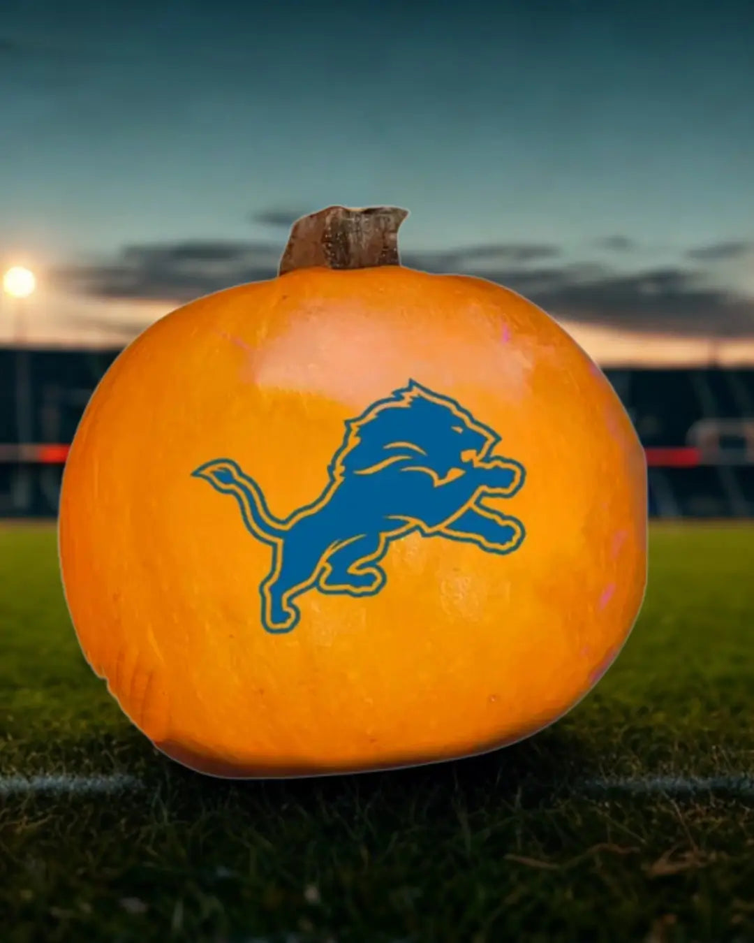 Roar into Fall with These Eye-Catching Detroit Lions Pumpkin Designs