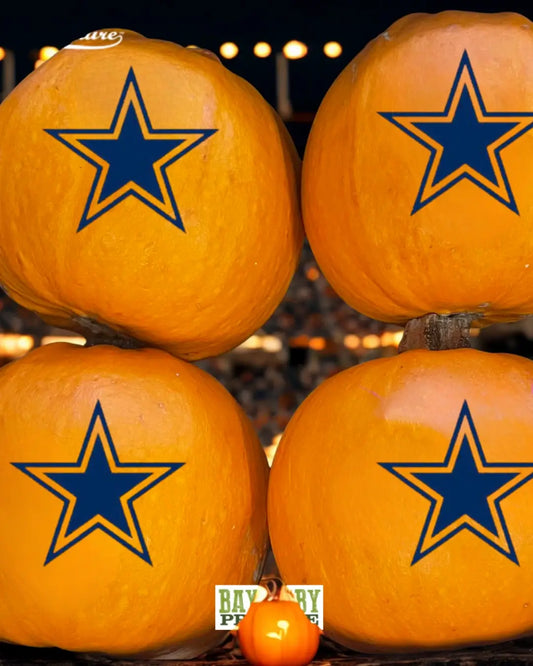 Show Your Team Spirit with These Dallas Cowboys Pumpkin Designs
