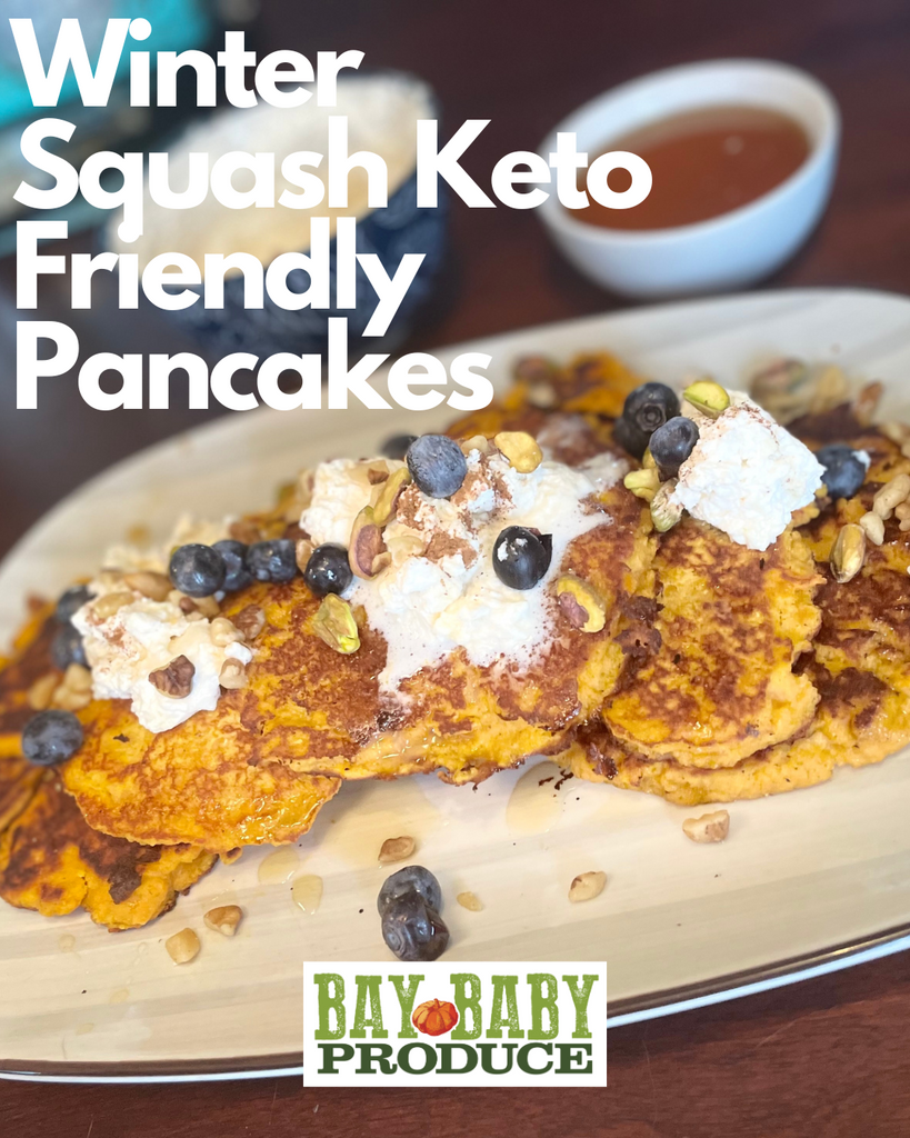 Organic Winter Squash Pancakes: Keto Friendly