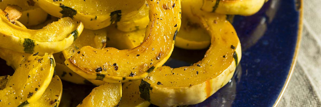 Delicata Squash with Red Onion
