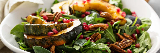 Acorn Smothered with Cranberry Sauce