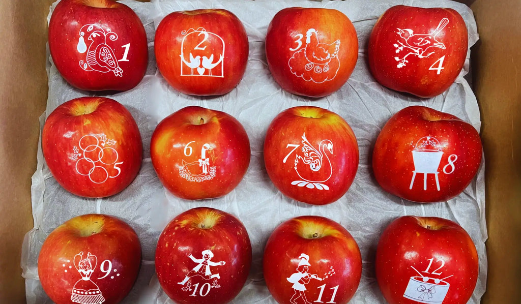 12CT 12 Days of Christmas Apples