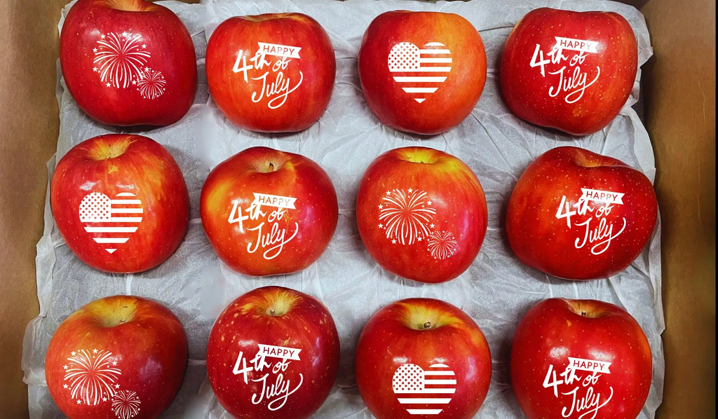 12CT 4th of July Fruit Deco Apples
