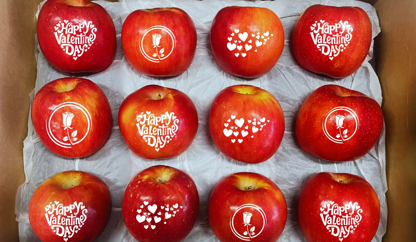 12CT Valentines Day Apples