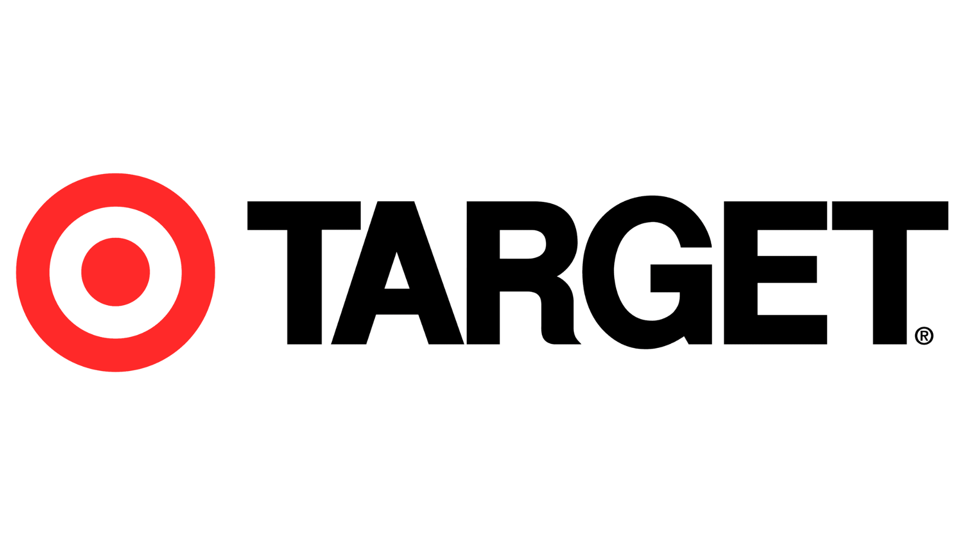 Target logo with red circle and black text on white background