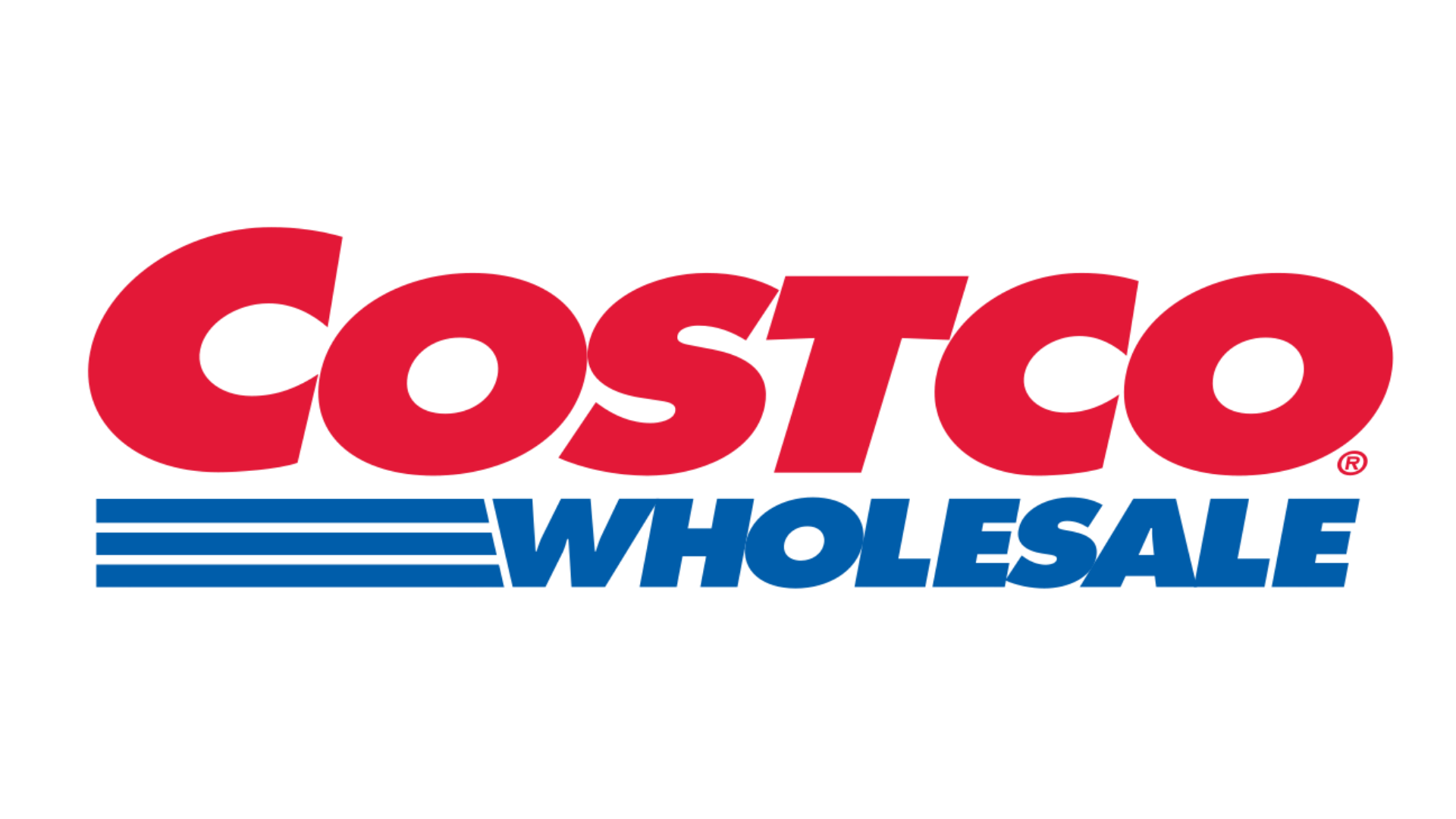 Costco Wholesale logo with red and blue text on a white background